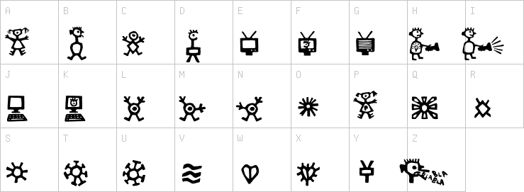 Uppercase characters