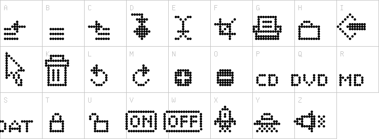 Uppercase characters