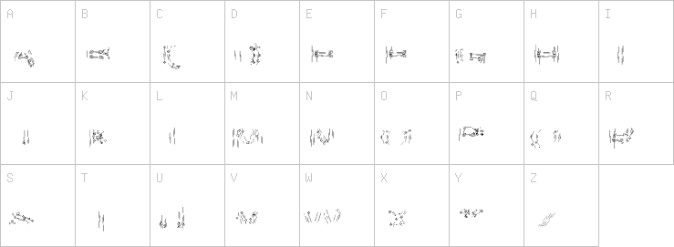 Uppercase characters