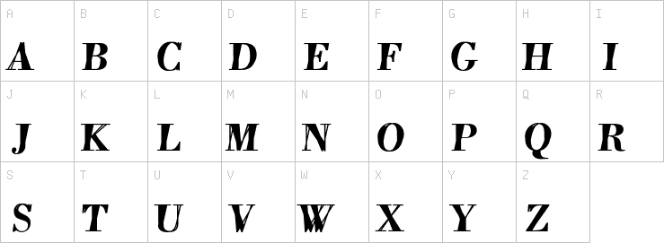 Uppercase characters