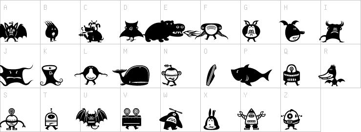 Uppercase characters