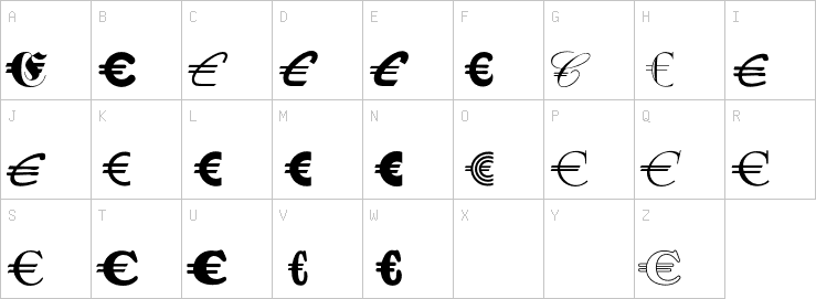 Uppercase characters