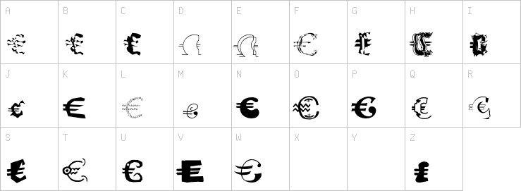 Uppercase characters