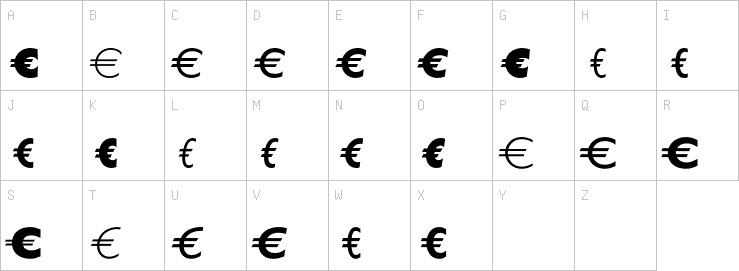 Uppercase characters