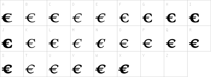 Uppercase characters