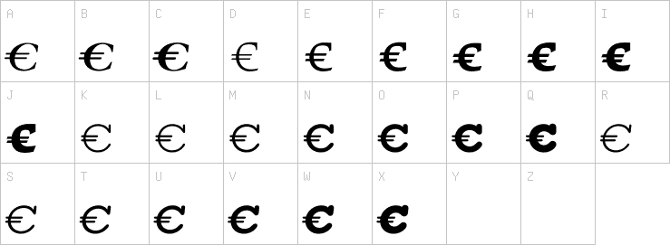 Uppercase characters