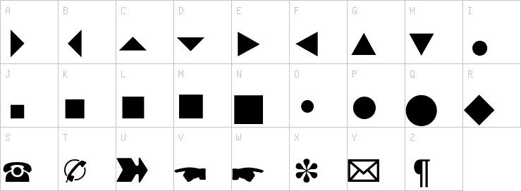 Uppercase characters