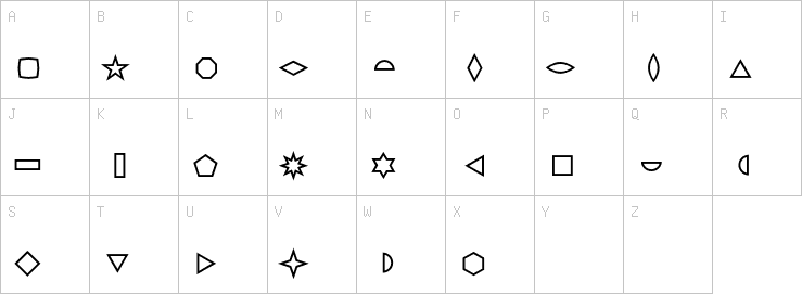 Uppercase characters