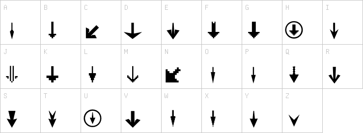 Uppercase characters
