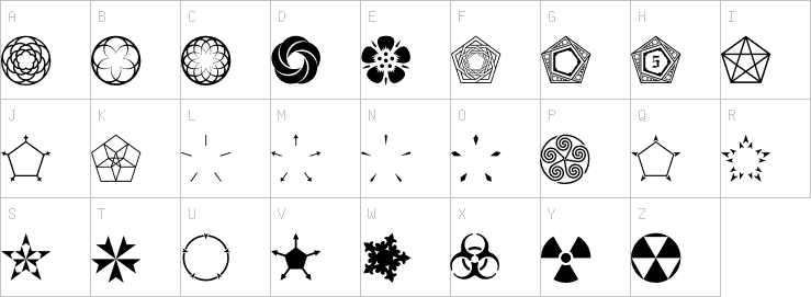 Uppercase characters