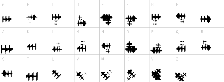 Uppercase characters