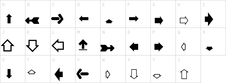 Uppercase characters