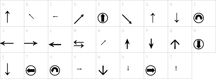 Uppercase characters