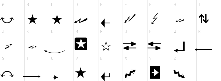 Uppercase characters