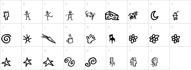 Uppercase characters