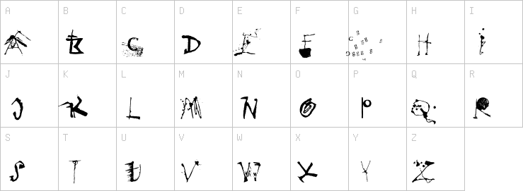 Uppercase characters