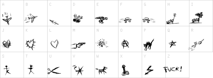 Uppercase characters