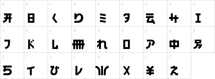 Uppercase characters
