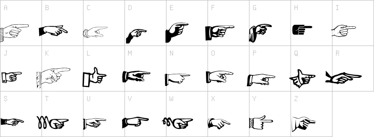 Uppercase characters