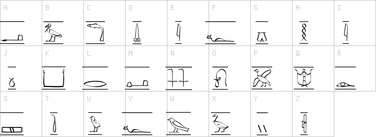 Uppercase characters