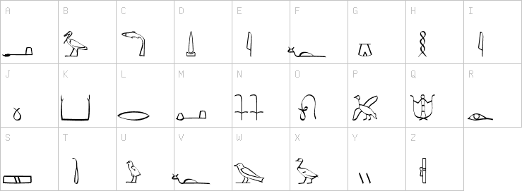 Uppercase characters