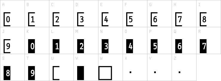 Uppercase characters