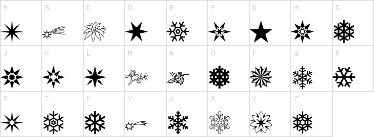 Uppercase characters