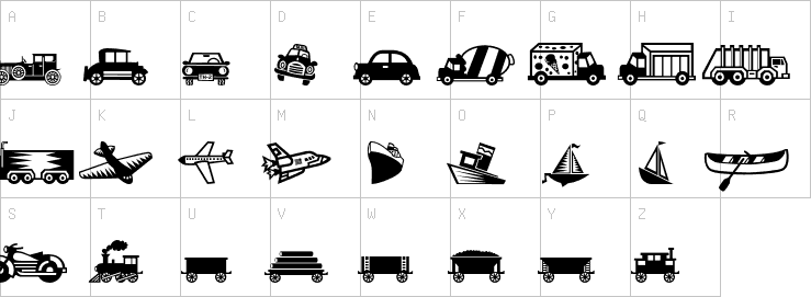 Uppercase characters