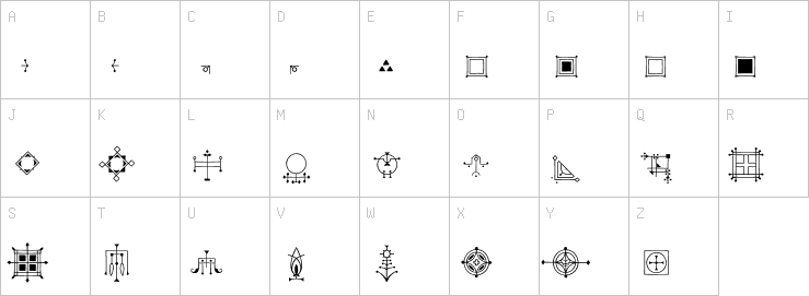 Uppercase characters