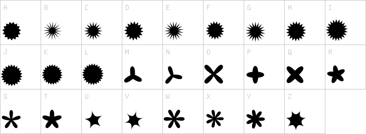 Uppercase characters