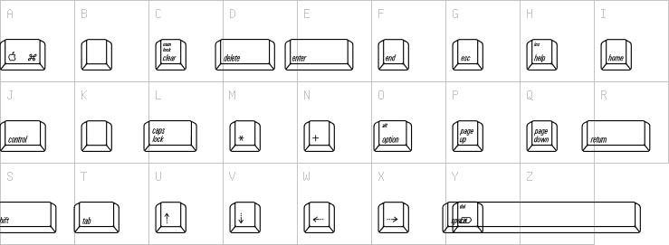 Uppercase characters