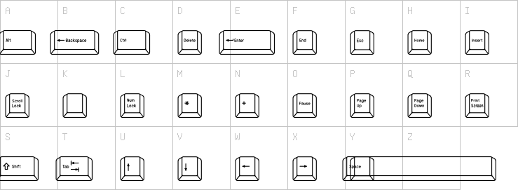 Uppercase characters