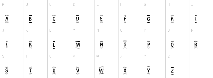 Uppercase characters