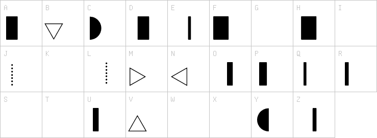 Uppercase characters