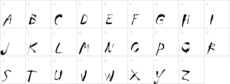 Uppercase characters