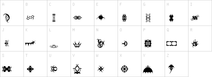 Uppercase characters