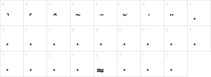 Uppercase characters