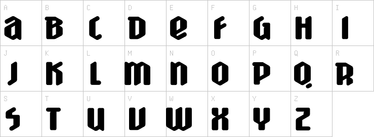 Uppercase characters