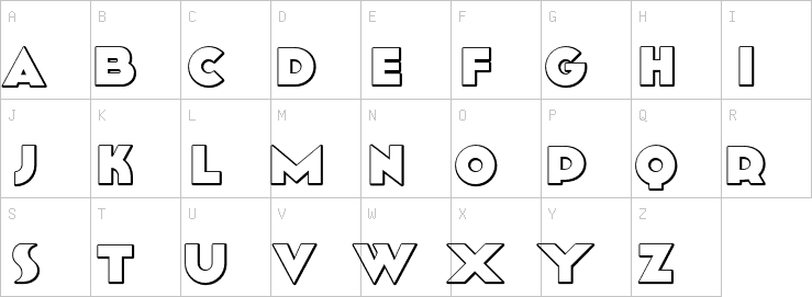 Uppercase characters