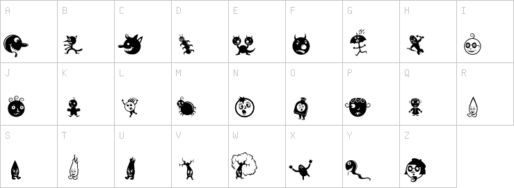 Uppercase characters