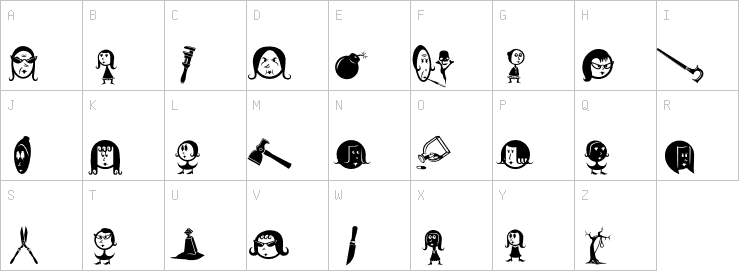 Uppercase characters