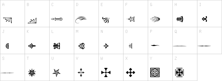 Uppercase characters