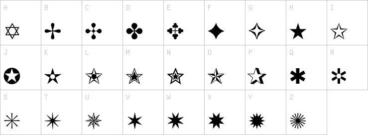 Uppercase characters