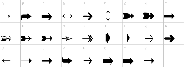 Uppercase characters