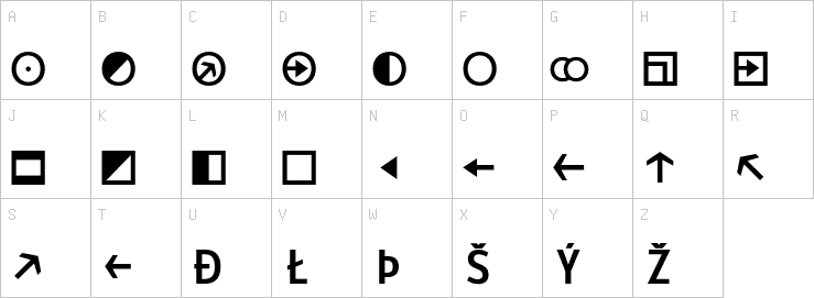 Uppercase characters