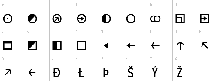 Uppercase characters