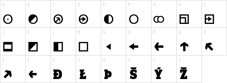Uppercase characters