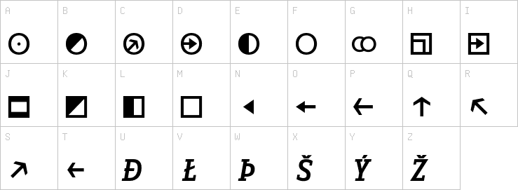 Uppercase characters