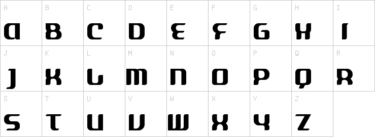 Uppercase characters