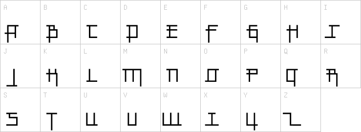 Uppercase characters